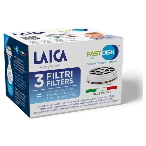 Laica Confezione 3 Filtri FASTG DISK
