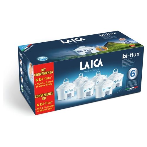 Laica Confezione 6 Cartucce Bi-flux Lt 150