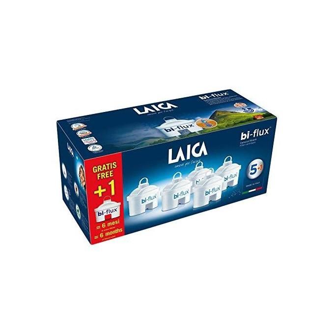 Laica F6S Cartuccia Filtrante acqua Bi-Flux 6 filtri per Brocca ricambio