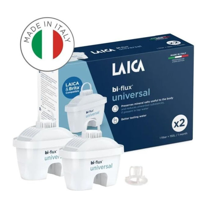 Laica, Filtro per Acqua, Slim F2L, 2 Pezzi, Universale