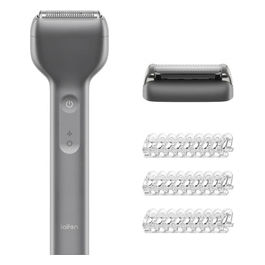 Laifen, Regolabarba e Rifinitore T1 Pro, Grigio Scuro, Impermeabile IPX7