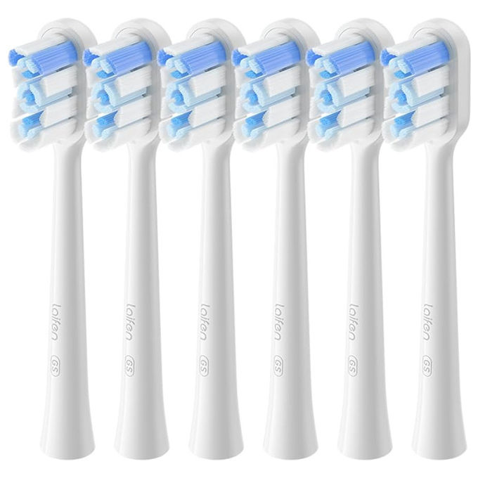 Laifen Testine di Ricambio Super Clean Per Spazzolino Elettrico Wav...