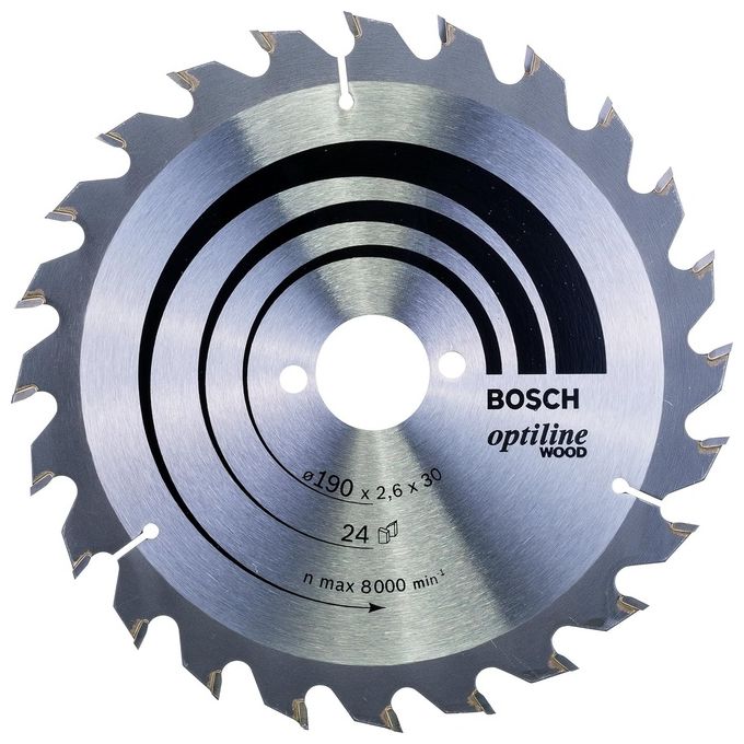 Lame Per Bosch Pks 66 Diametro Mm. 190 D.24 F30 2608640615