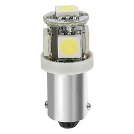 Lampa 24/28V Hyper-Led 15 - 5 SMD x 3 chips - (T4W) - BA9s - 2 pz - Bianco - Doppia polarita''