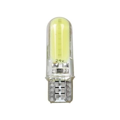 Lampa 24-30V Mega-Led 24 - 2 SMD x 12 chip - (T10) - W2,1x9,5d - 20 pz - Busta - Bianco