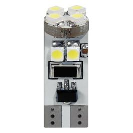 Lampa 24V Hyper-Led 24 Micro - 8 SMD x 3 chips - (T10) - W2.1x9.5d - 2 pz  - D/Blister - Bianco - Resistenza incorporata