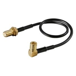 Lampa Adattatore Antenna auto SMB 90 gradi femmina>Sma femmina - 19 cm