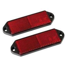 Catarifrangenti rettangolari - 90x35 mm - Rosso