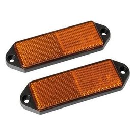 Catarifrangenti rettangolari - 90x35 mm - Arancio