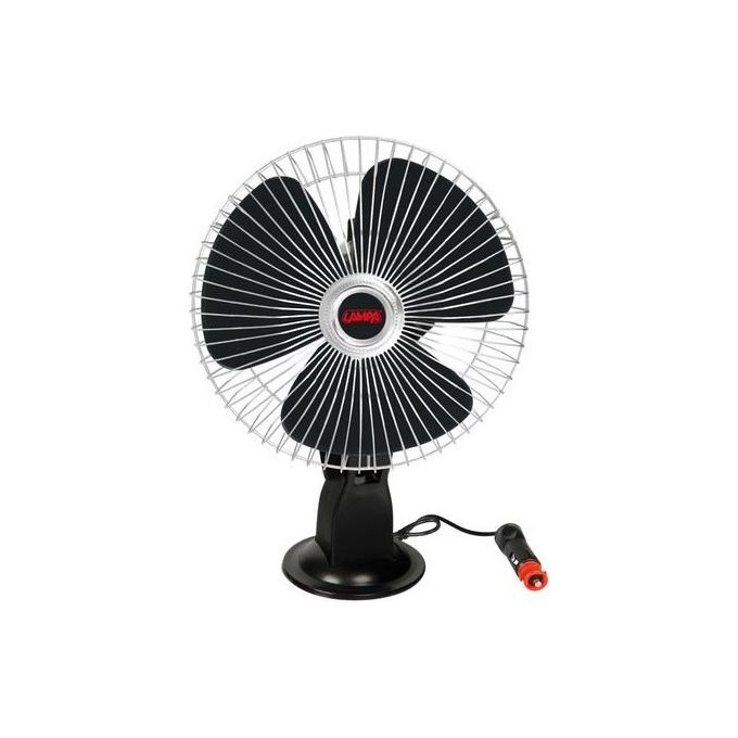 Lampa Chrome-fan, ventilatore con ventosa diametro 8 - 24V