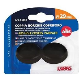 Lampa Coppia borchie copriforo in ABS - diametro 29 mm