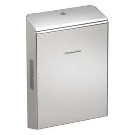 Dispenser in acciaio inox per asciugamani in carta intercalati con piega a Z 