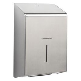 Dispenser in acciaio inox per asciugamani in carta intercalati