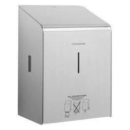 Dispenser in acciaio inox per asciugamani di carta rotolo XL