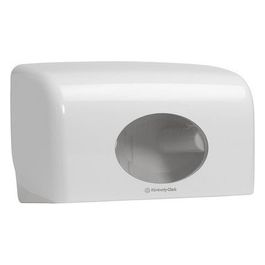Dispenser in plastica per carta igienica (capacita'' 2 rotoli)