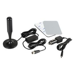 Globo-1 Plus, antenna TV amplificata con ricezione digitale, 12/24V - 130 mm