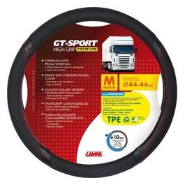 Lampa GT-Sport, coprivolante in TPE - M - diametro 44/46 cm - Nero/Rosso