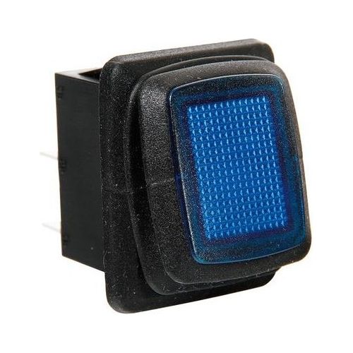 Lampa Interruttore impermeabile con spia a Led - 12/24V - Blu