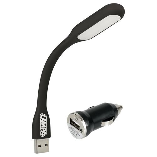 Lampa Lampada flessibile a LED COB + caricatore USB 12/24V 1 pz