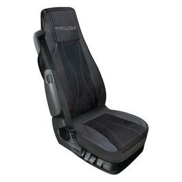 Luana, coprisedile in similpelle per camion - Nero/Grigio