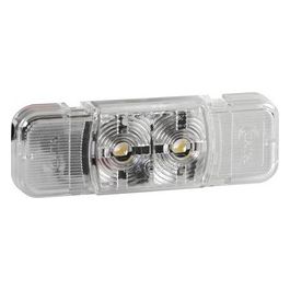 Luce ingombro a 2 Led, 24V - Bianco