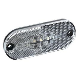 Luce perimetrale a 5 led con catarifrangente, 24V - Bianco