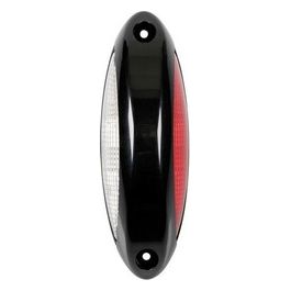 Luce supplementare a 4 Led bianco/rosso, 9/32V - Scocca nero