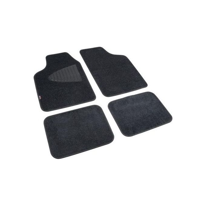 Lampa Lunar, serie tappeti auto in moquette universali, 4 pz - Grigio