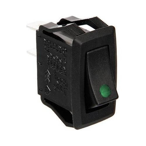 Lampa Micro interruttore con spia a Led - 12/24V - Verde