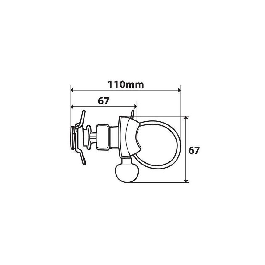 Supporto per Custodia Smartphone per Manubrio LAMPA 90437 Opti Belt
