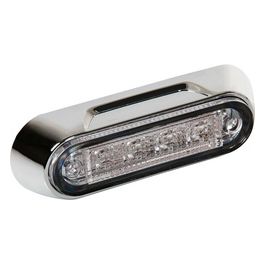 Premium, luce a 4 led, montaggio superficie, 12/24V - Bianco