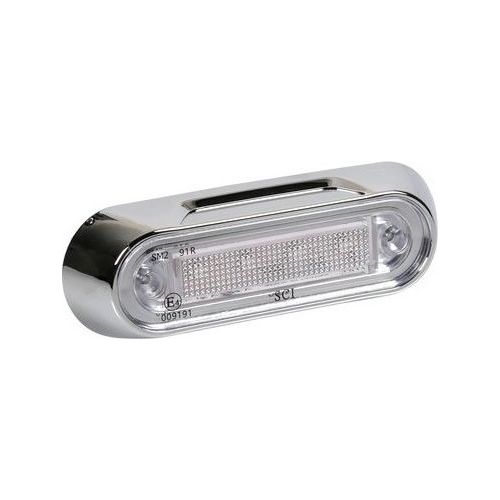 Lampa Premium, luce a 4 led, montaggio superficie, 12/24V - Arancio