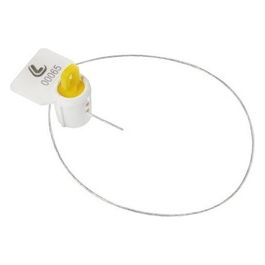 Set 10 Sigilli di sicurezza, cavo in acciaio inox con guaina in pvc