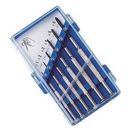 Set 6 microcacciaviti ad intaglio