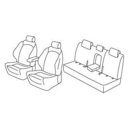 Set coprisedili auto - Nocciola - Hyundai Tucson (09/15>)