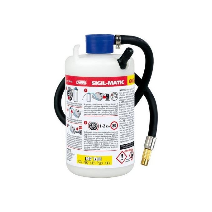 Lampa Sigil-Matic, kit liquido sigillante per pneumatici, 600 ml