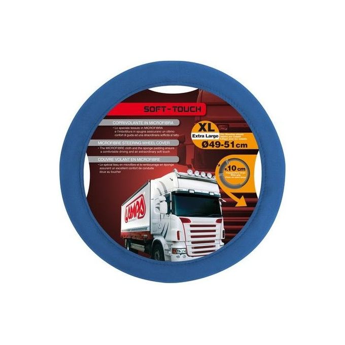 Lampa Soft Touch, coprivolante - XL - Diametro 49/51 cm - Blu