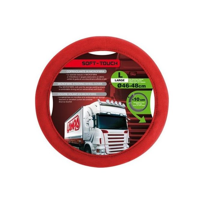 Lampa Soft Touch, coprivolante - L - Diametro 46/48 cm - Rosso