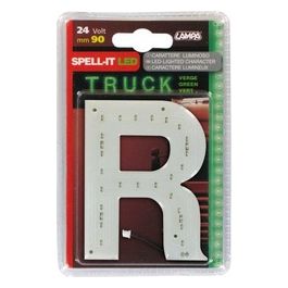 Spell-It Led, 90 mm, 24V - Verde - R