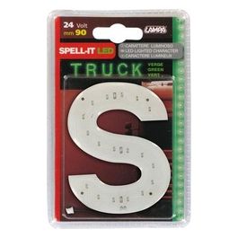 Spell-It Led, 90 mm, 24V - Verde - S