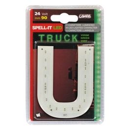 Spell-It Led, 90 mm, 24V - Verde - U