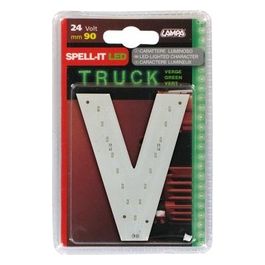 Spell-It Led, 90 mm, 24V - Verde - V