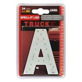 Lampa Spell-It Led, 90 mm, 24V - Rosso - A