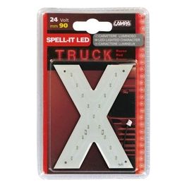 Lampa Spell-It Led, 90 mm, 24V - Rosso - X