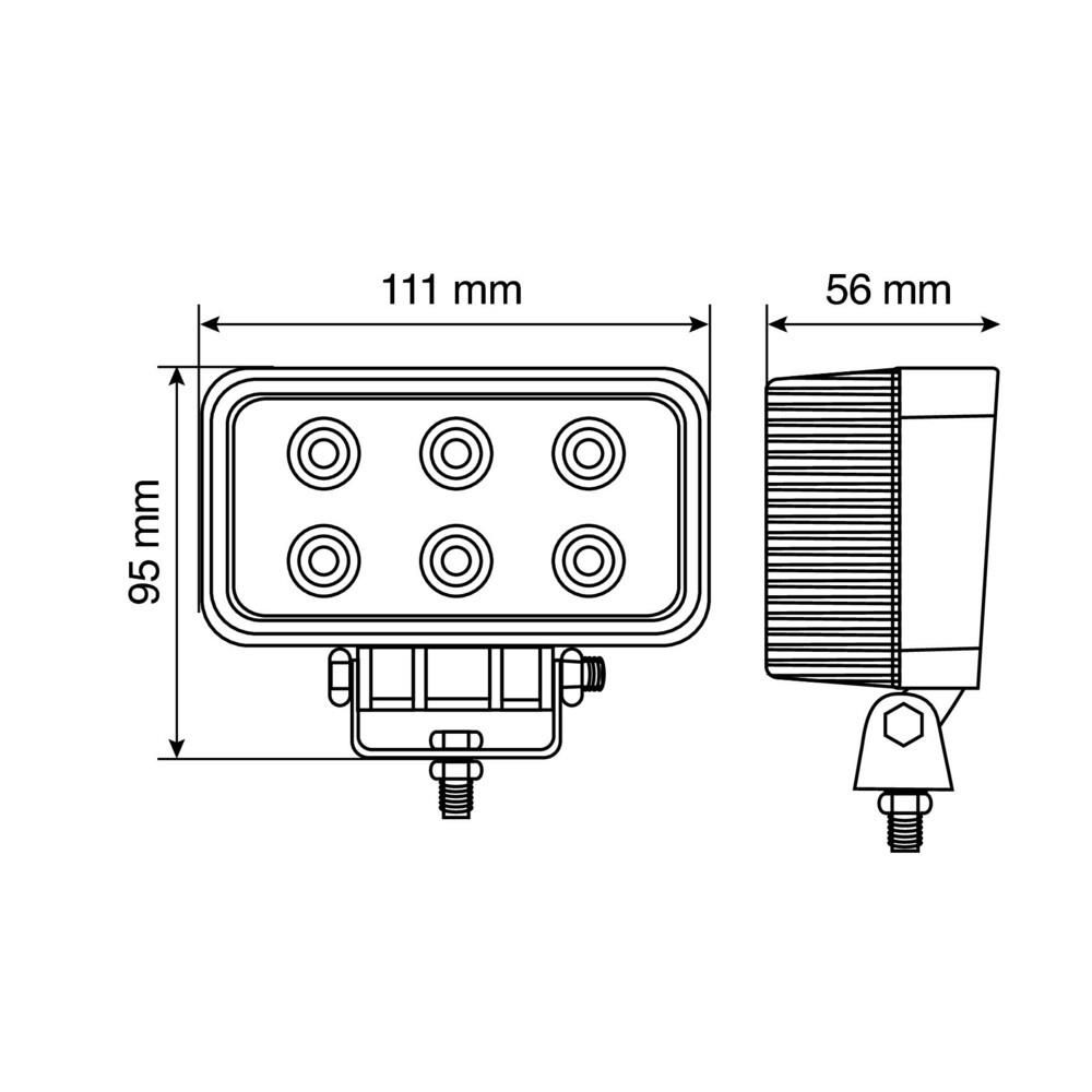 lampa wl-8 faretto supplementare led