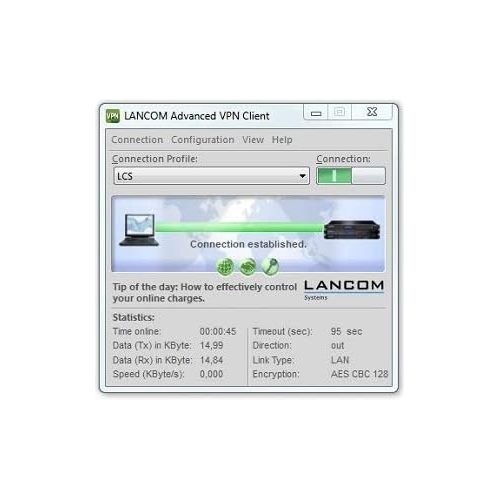 Lancom Systems Advanced VPN Client (Windows) Gestione della Rete 10 Licenze