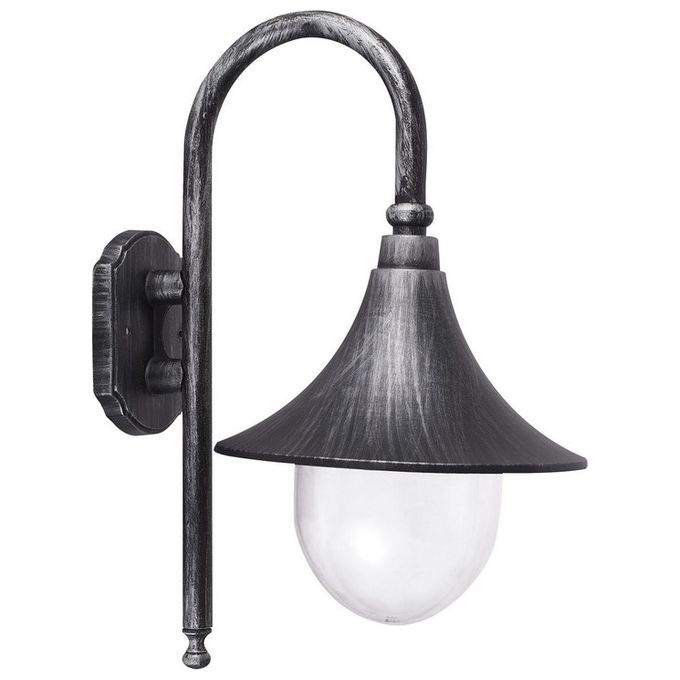 Lanterna Minerva Nero 6 Facce C/Braccio