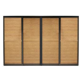 Laterale Scorrevole Con Lamelle Per Lato Da 4 M Pergola Bioclimatica