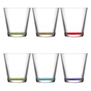 Lav Confezione 6 Bicchieri Hera Fondo Colore 25.5cl