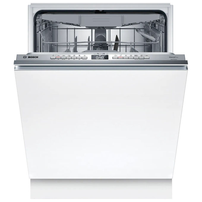 Bosch SMH4HCX07E Serie 4 Lavastoviglie a scomparsa totale 14 coperti Classe C Wi-Fi (60x60x81.5 cm) colore Acciaio inox